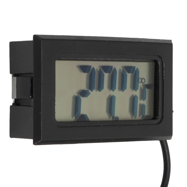 Digitalt termometer LCD-display vandtæt probe til inkubator temperaturmåler