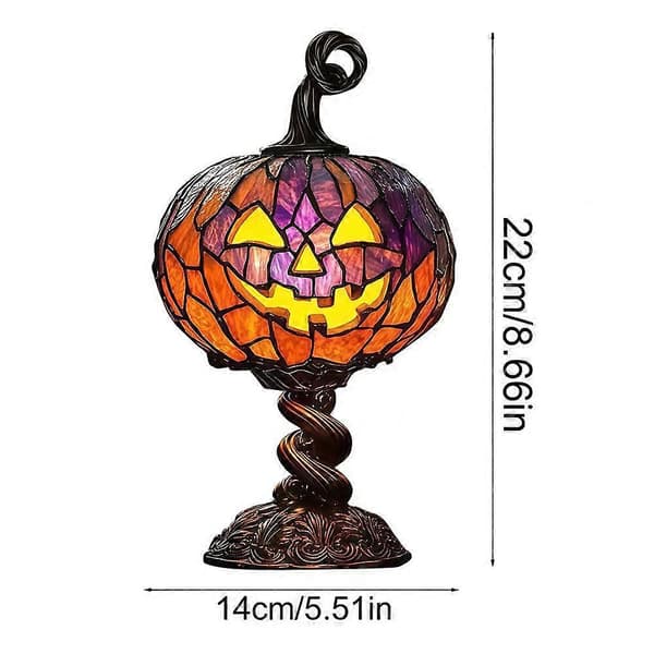 USB-drevet Jack-O-Lantern-lys Perfekt størrelse nattlampe til soverommet Pumpkin