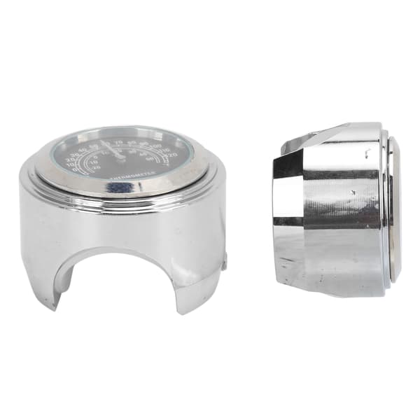 22-25mm Motorcykel Styr Termometer Ur Temperaturmåler Tilbehør Sort