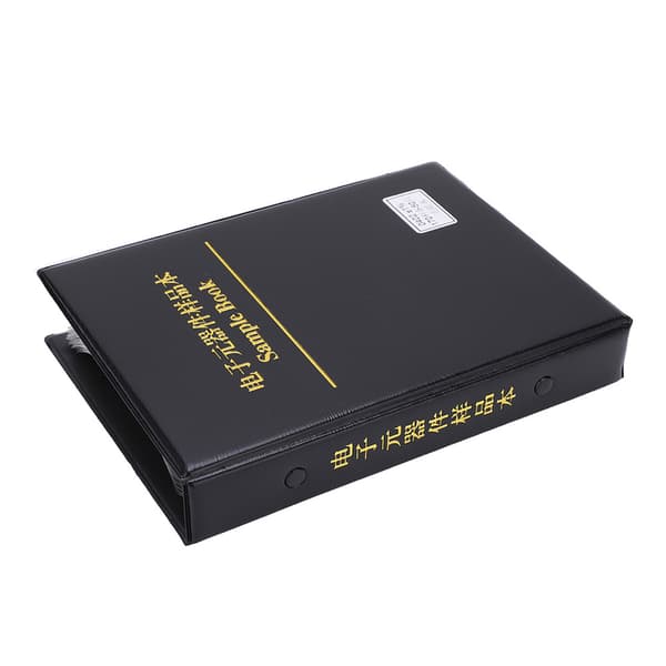 0402 Serie 170 Værdi Modstandssortiment Kit Elektroniske Komponenter Prøvebog Sort