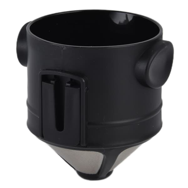 Bærbar Genanvendelig Kaffebrygger i Rustfrit Stål med Dobbelt Mesh Filter