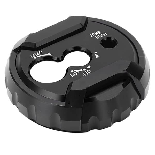 CNC Aluminiumslegering Sædelås Dæksel Udskiftning til Yamaha Nmax 125 150 155 2015-2019 Sort