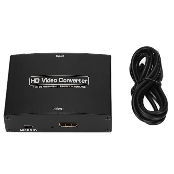 YPBPR til HDMI Multimedie Interface Konverter Justerbar Video Konverter