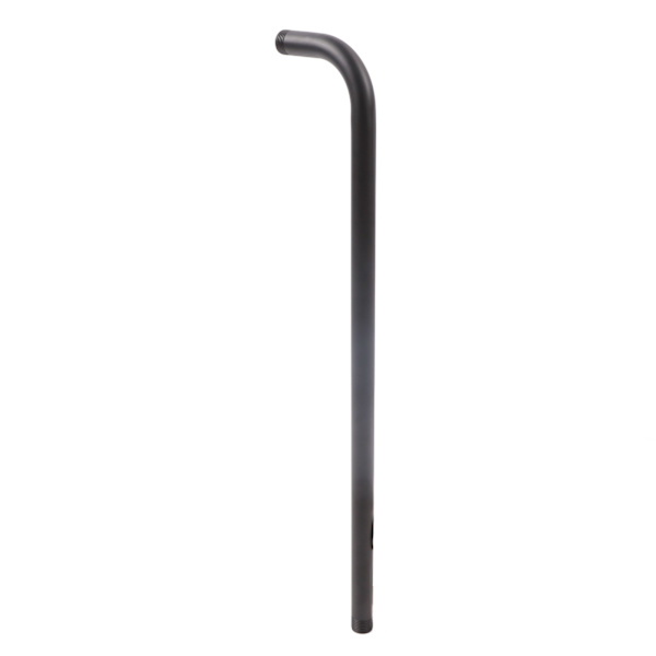 Brusehovedforlængerrør i rustfrit stål 52 cm Sort Badeværelse Brusehoved Hardware Tilbehør