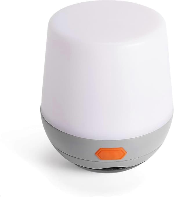 Mini sammenleggbar campinglykt, 180 lumen, LED mini camping, hvitt og rødt lys