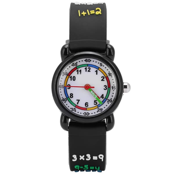 Barn 3D Tecknad Vattentät Klocka Liten Tid Lära Armbandsur för Studenter Flicka