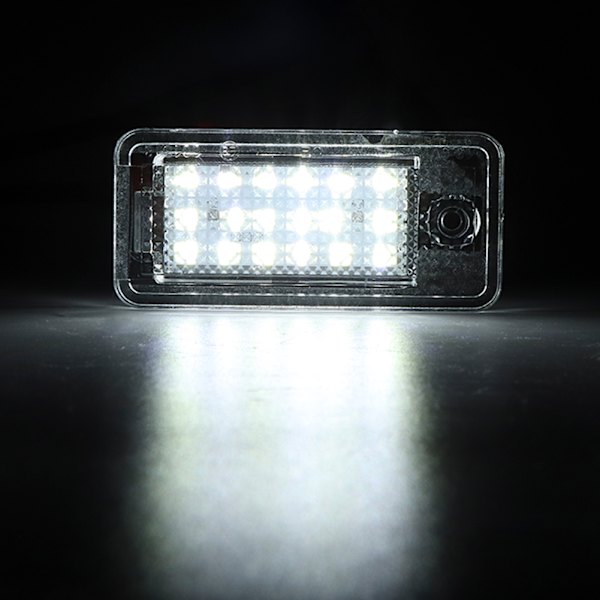 1 par LED bageste nummerpladelygter lampe egnet til Audi
