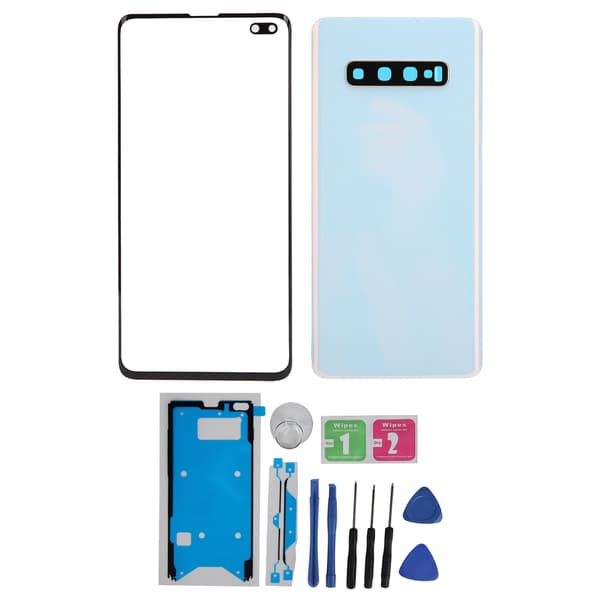 Samsung S10 Plus Bakglassdeksel Ytre Panel Erstatning Hvit