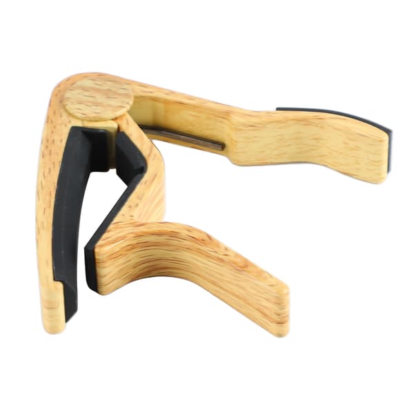 Gitarr Capo Aluminiumlegering Massivt Trä Akustisk Elgitarr Ukulele Stämklämma