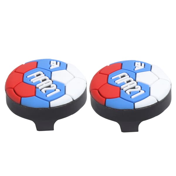PS4 PS5 Controller Udskiftning Rocker Caps Fodbold Blå 1 Par