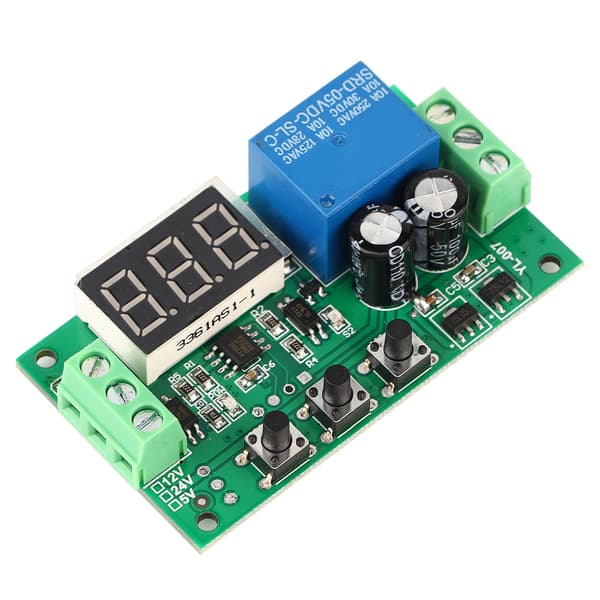 Relæmodul Kontrolkort Forsinkelseskontakt Controller Elektroniske Komponenter LED DC 5V