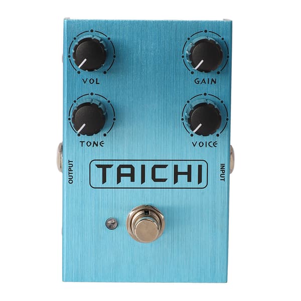 Elektrisk guitar effekt drive pedal effektor simulerer guitar distortion og overdrive effekter AN 38 Lyseblå