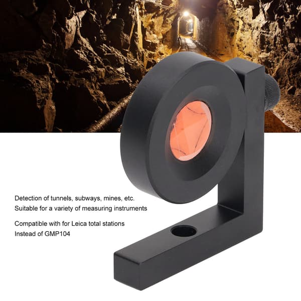 Mini L-barrprisma för totalstationsmätutrustning - 90 graders rät vinkel, GMP104, 1 styck