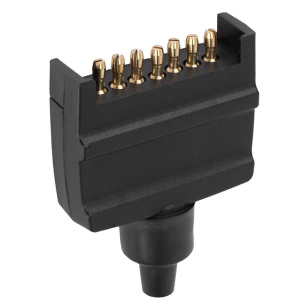Australsk 7-pinners flat hannhengerkontaktadapter for campingvognhenger