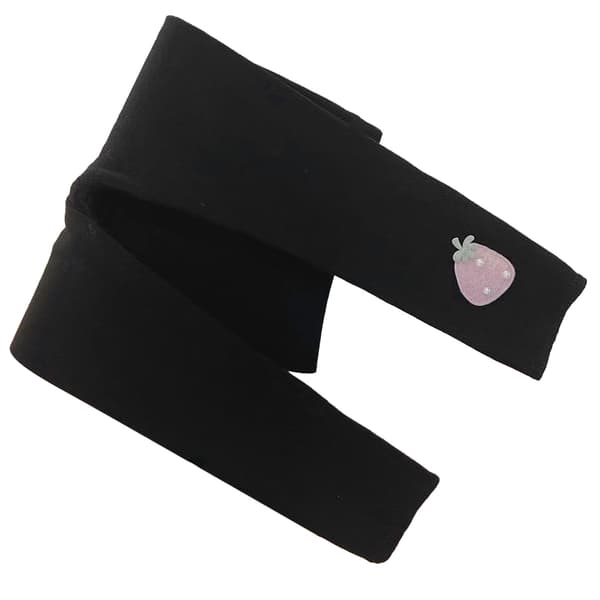Sømløse Børne Leggings Bløde Elastiske Ensfarvede Baby Strømpebukser Sort 100 cm