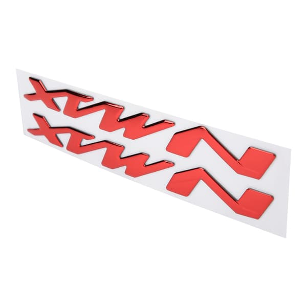 Yamaha NMAX155 125 Motorcykel 3D Emblem Dekaler Röd Par