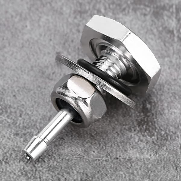 Universal Turbolader Silikon Boost Rør Slange Vakuum Måler Fitting TDI