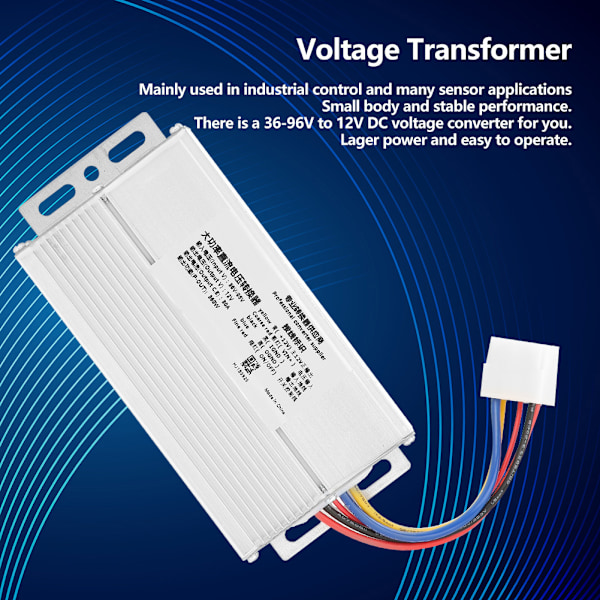 36V til 96V til 12V 30A 360W DC Konverter Spenningstransformatoradapter