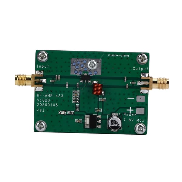 Effektförstärkarkort Högfrekvent RF 433MHz 8W Digital Modul Elektronisk Komponent