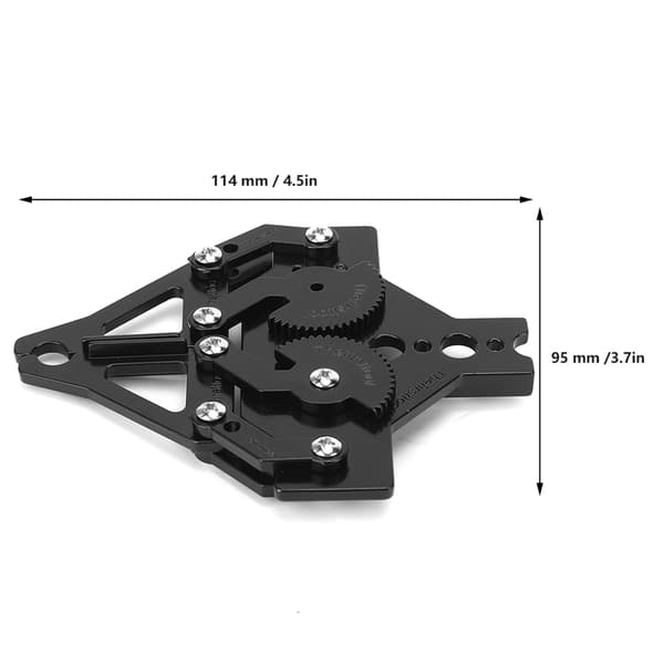 Zinklegering Standard Griber Kit Industrirobot Dele 63mm Kæbeåbning