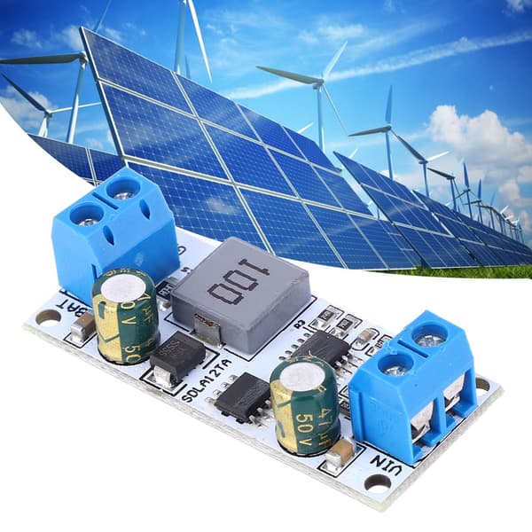 SDLA12Ta SDLA12TB MPPT Solcelle Oplader Controller Modul 12V 1-1000AH Blybatteri Med Terminal