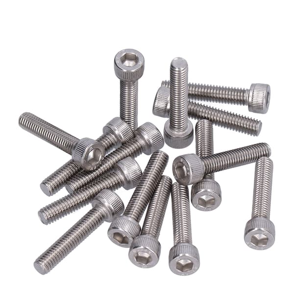 30 stk. M6 304 Rustfrit Stål A2-70 Hex Socket Cap Head Bolte DIN 912 M6x30