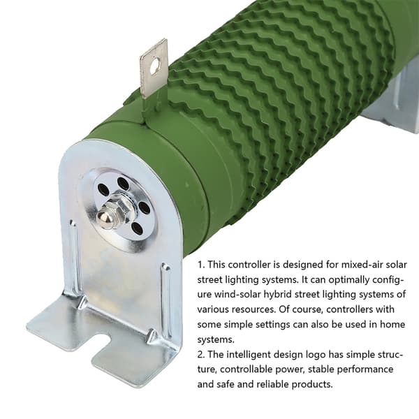 MPPT Vind Sol Hybrid Ladekontroller Dump Load 12V 24V 800W Vifte