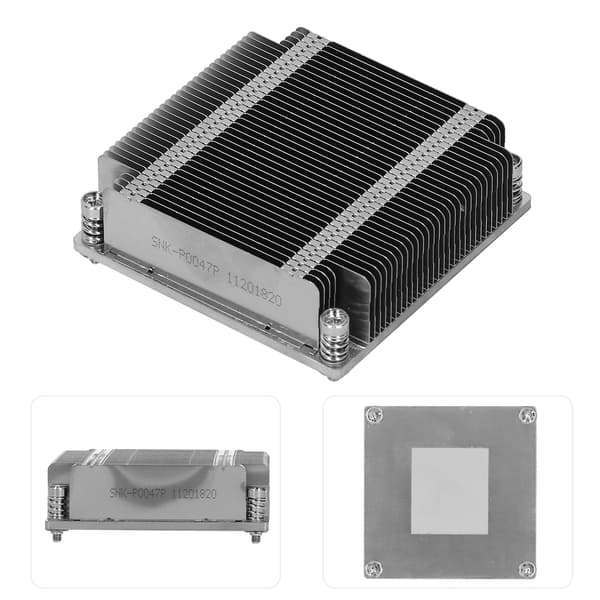 SNK P0047P 1U Passiv CPU Køleprofil LGA2011 til Supermicro X9 X10 1U UP DP Server Køledele