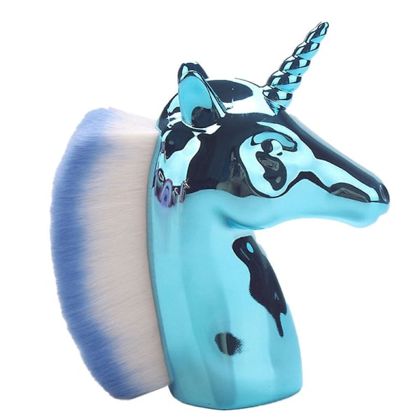 Unicorn Makeup Brush Unicorn Concealer Blending Foundation Premium kosmeettiset meikkisiveltimet Blue