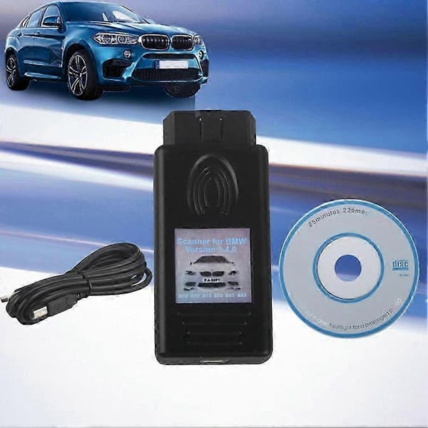 Diagnostisk Never Locking 1.4.0 Versjon Autoskannerverktøy for BMW E38 E39 E46