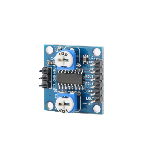 PAM8406 Digital Förstärkarkort Stereo 5Wx2 Tyst Effektförstärkare med Volympotentiometer
