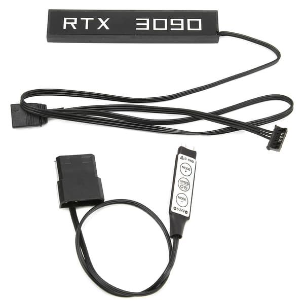 RGB grafikkortlys 3pin 6pin 50cm bundkortsynkronisering 5V computertilbehør