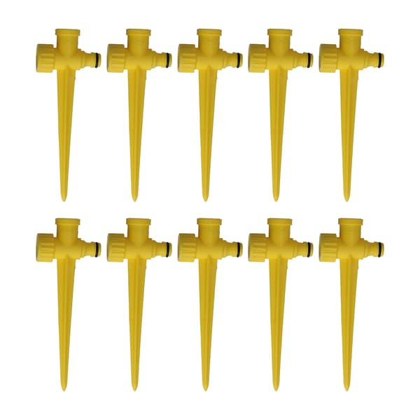 Plænesprinkler Spyd 10 STK 1/2 tomme indvendigt gevind interface Plast Havevandingssystem Stik