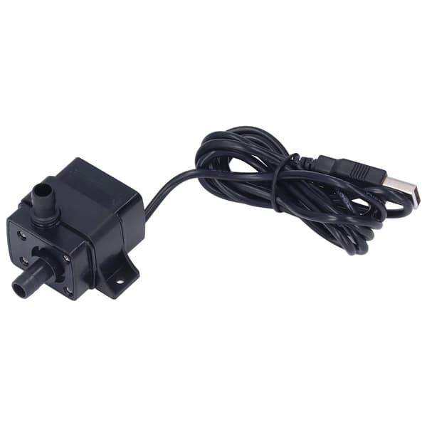 DC5521 Honkontakt Vattenpumpskit 5V 1W Lågtrycks Dränkbara Pumpar med USB-kabel