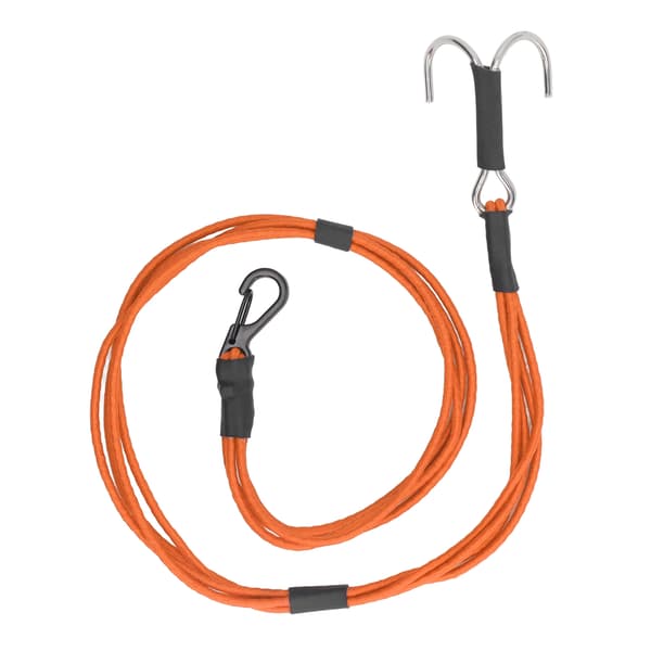 RC Crawler Kinetic Winch Strap Elastisk Rednings Træk Trailer Tow Strap med Kroge til 1/10 1/8 Skala RC Bil Orange