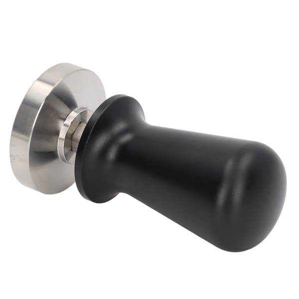 Kaffepulverhammer Konstant Elasticitet Rustfrit Stål Kaffetamper til Hjemmet Sort 58mm/2.3in