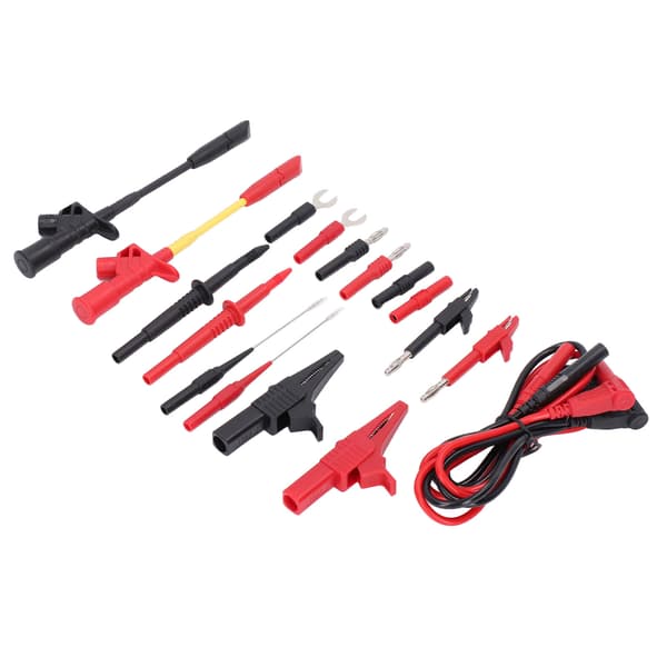 Multimeter Testledning Krokodilleklemme Bananstik Piercing Probe Sæt Kit til Vedligeholdelse