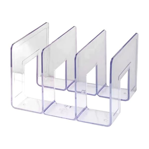 Handväska Organizer Hushåll Transparent Väskförvaringsställ Sovrum PC Mini Plånbokshylla 3 Sektioner