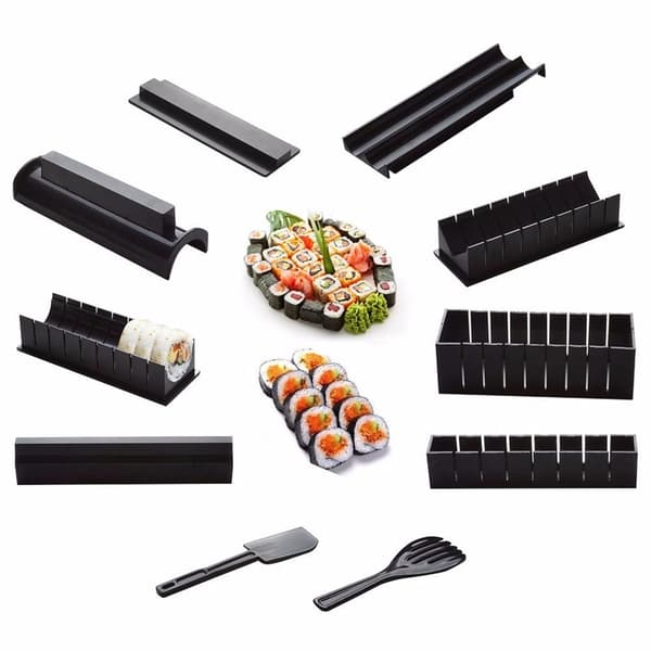 10 st/set DIY Sushi Making Kit Kök DIY Sushi Verktyg Risrulleformar