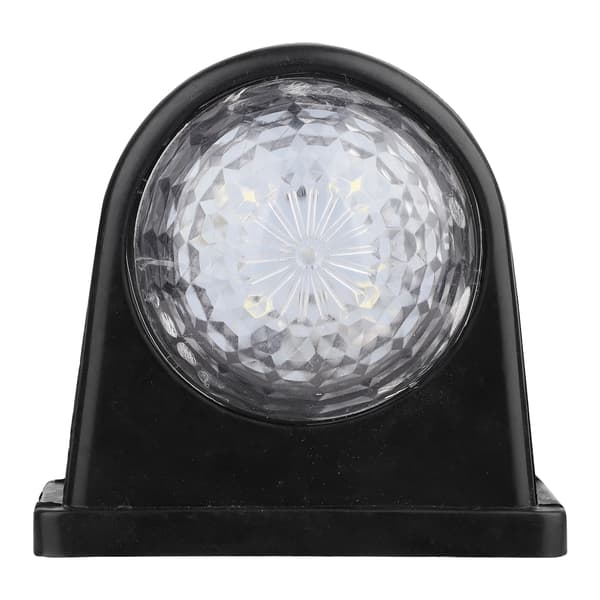 8 LED puna-valkoinen pyöreäreunainen valo 10‑30V
