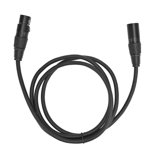 XLR han til hun mikrofonkabel 3-benet zinklegeringshus PVC 1,5 m