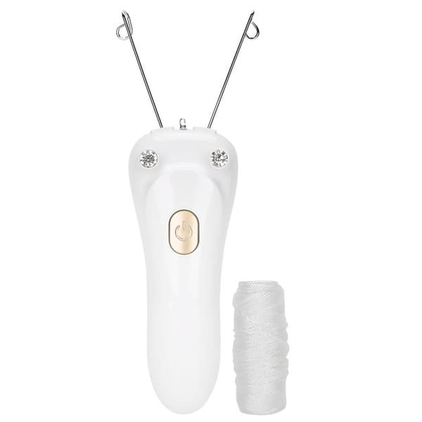 Elektrisk tråd-epilator hårfjerner USB-lading bomullstråd-epilator (vert bomullstråd USB-kabel) (gull)