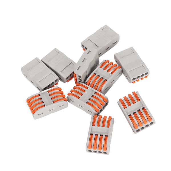 PCT 2-4 10st Spak Kopplingsplint 4-ledare Kompakt för Tråddiameter 0,08 till 4mm²