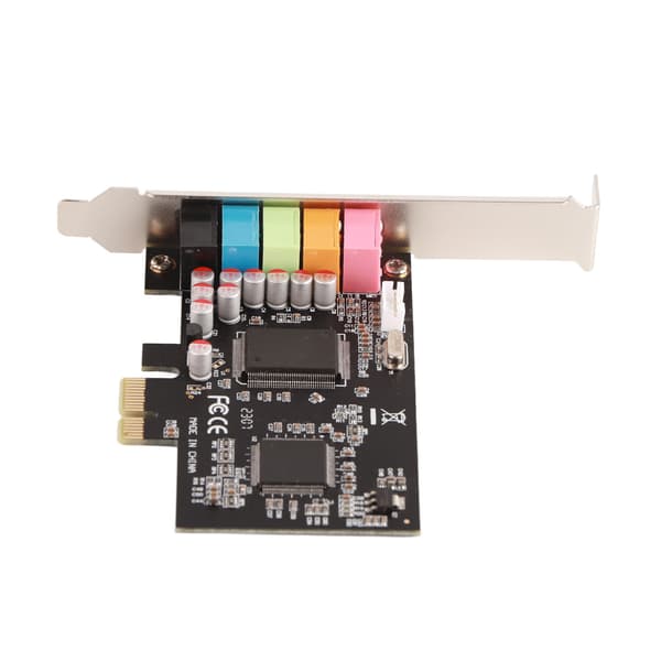 6-kanals stereo desktop lydkort lydsignalomformer med driver-CD