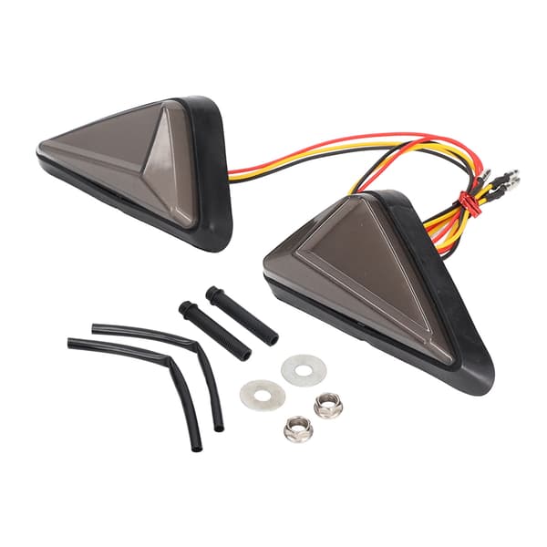 2 stk. Motorcykel LED Blinklys Flush Mount Indikator Blinker Universal Motorcykel