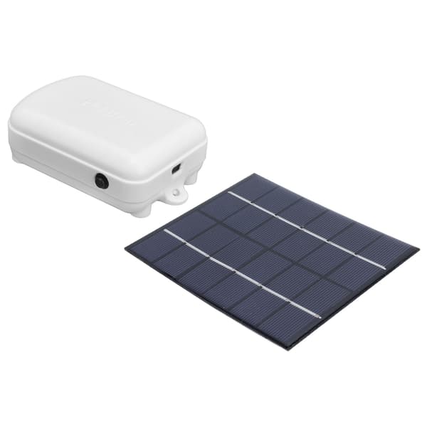 Solcellsdriven syrepump 2W 6V 2000mAh Litiumbatteri Energibesparande akvariepump