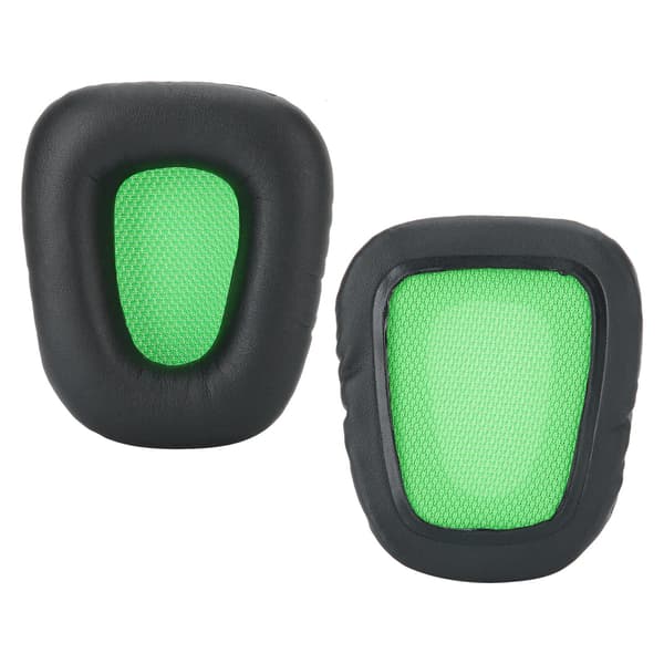 2 stk. Grøn Sort Headset Ørepude Skum Cover Udskiftning til Razer Electra 7.1 2.2