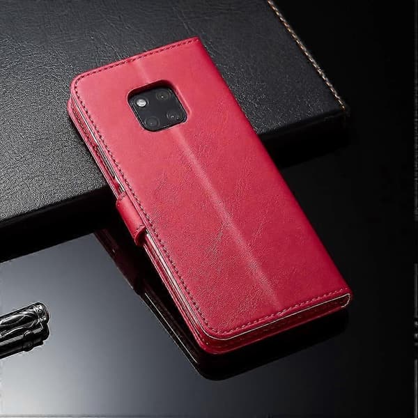 LC.IMEEKE Plånbok Läder Stativfodral för Mate 20 Pro Rose