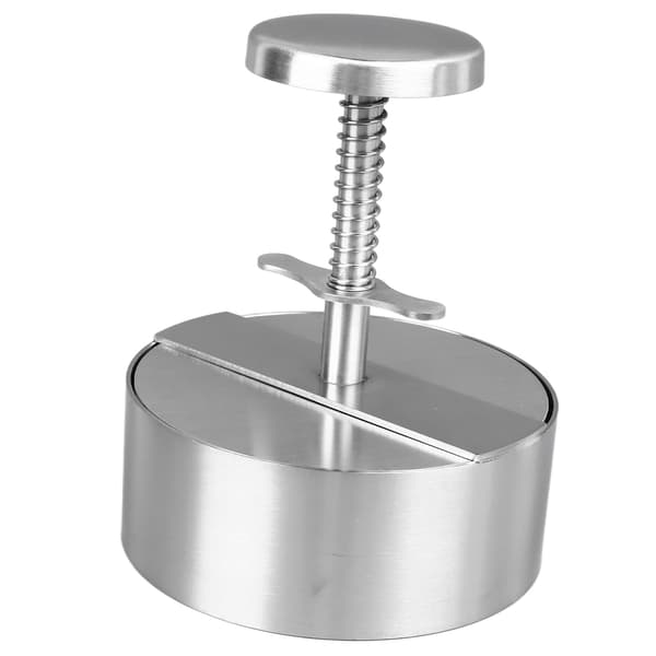 Hamburgerpresse Patty Maker 304 Rustfrit Stål 10 cm Diameter Rund Burger Smasher