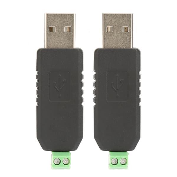 2 stk. USB til RS485-konverteradaptermodul Kompatibel med Win8 Win7 Linux XP Vista